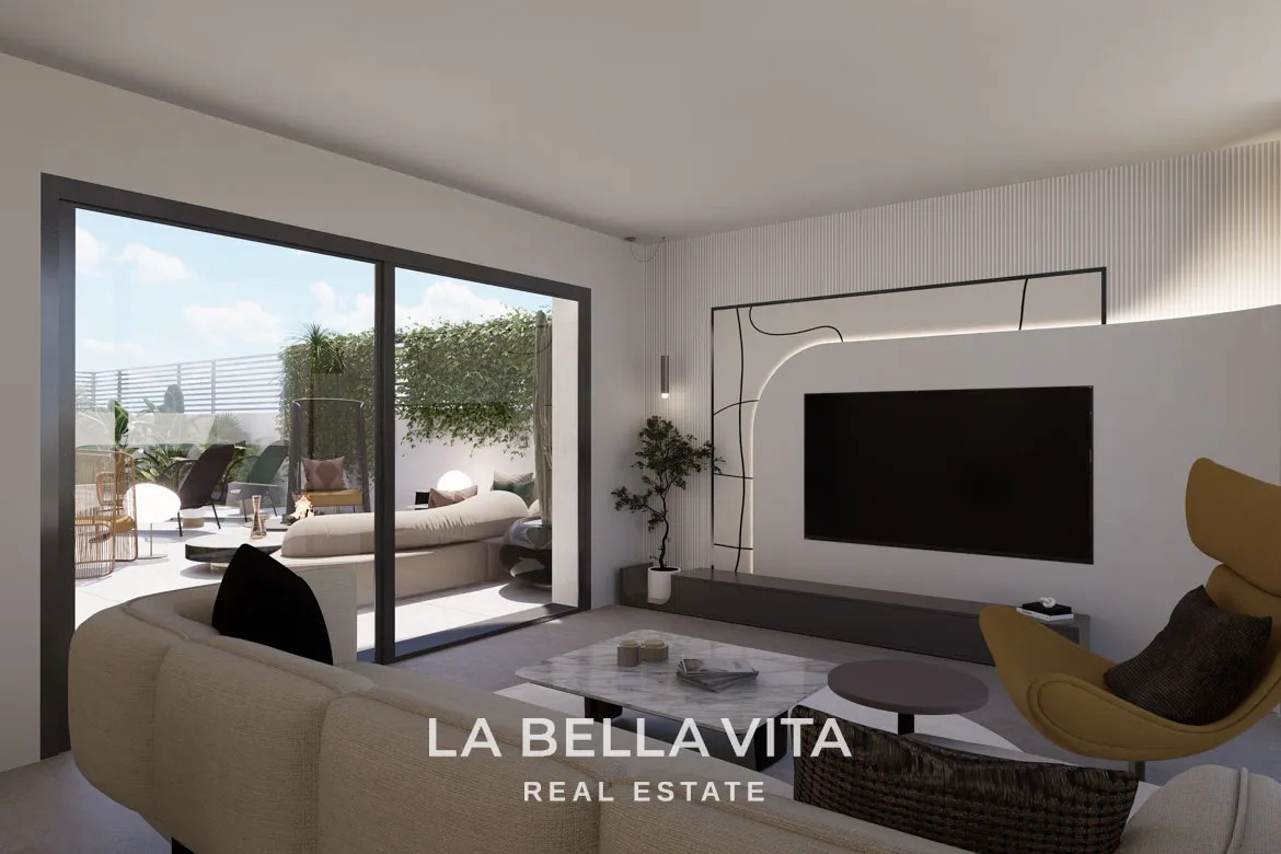 New Build Luxury One Storey Villas with private pools and solarium for sale in Ciudad Quesada, Alicante, Spain