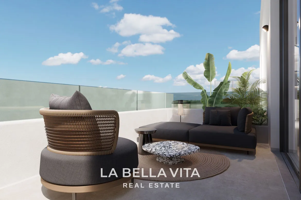 New Build Luxury One Storey Villas with private pools and solarium for sale in Ciudad Quesada, Alicante, Spain