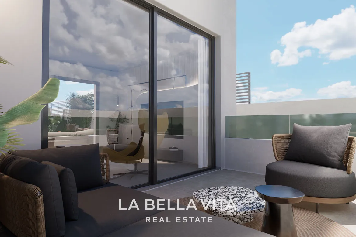 New Build Luxury One Storey Villas with private pools and solarium for sale in Ciudad Quesada, Alicante, Spain