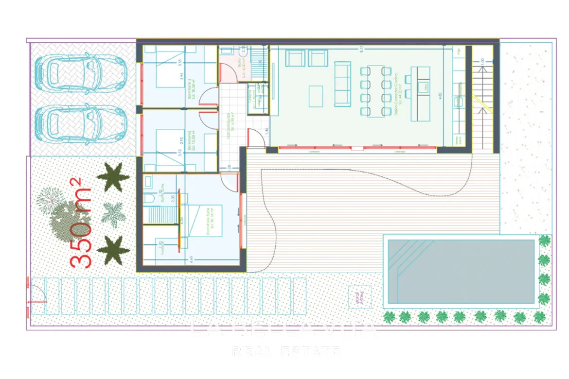 New Build Luxury One Storey Villas with private pools and solarium for sale in Ciudad Quesada, Alicante, Spain