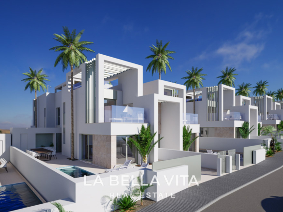 Beautiful New Build Properties with private pools for sale in Doña Pepa, Ciudad Quesada, Alicante