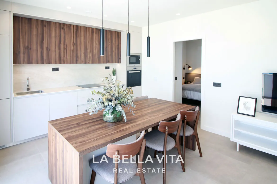 New Build top floor Apartments with solarium for sale by the beach in Torre de la Horadada, Alicante, Spain
