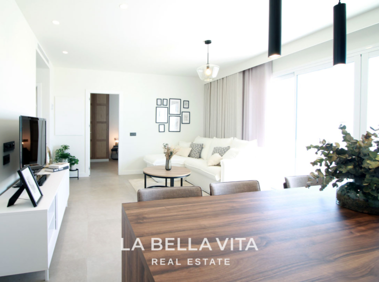New Build top floor Apartments with solarium for sale by the beach in Torre de la Horadada, Alicante, Spain
