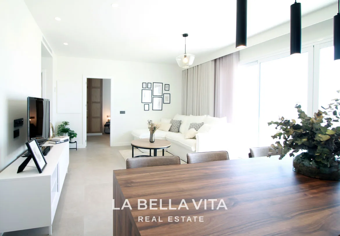 New Build top floor Apartments with solarium for sale by the beach in Torre de la Horadada, Alicante, Spain