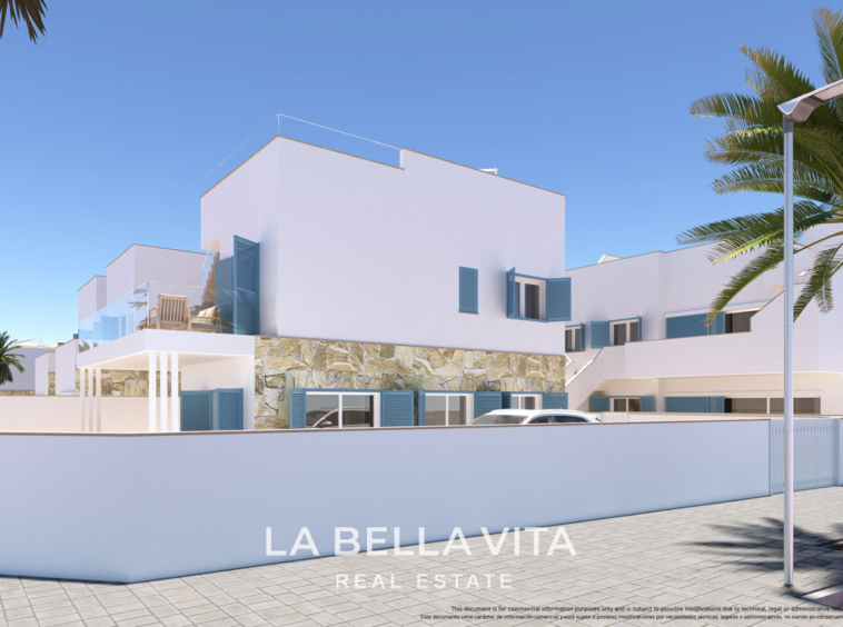 New Build top floor Apartments with solarium for sale by the beach in Torre de la Horadada, Alicante, Spain