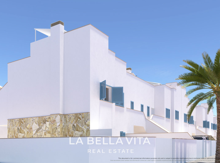 New Build top floor Apartments with solarium for sale by the beach in Torre de la Horadada, Alicante, Spain