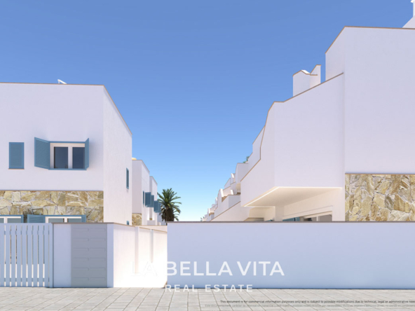 New Build top floor Apartments with solarium for sale by the beach in Torre de la Horadada, Alicante, Spain