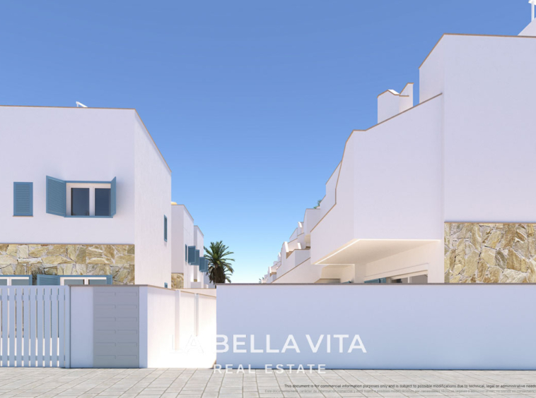New Build top floor Apartments with solarium for sale by the beach in Torre de la Horadada, Alicante, Spain