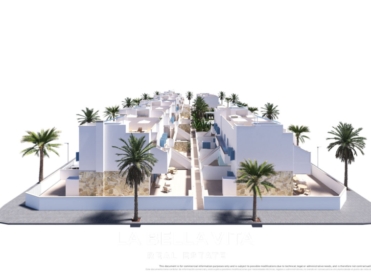 New Build top floor Apartments with solarium for sale by the beach in Torre de la Horadada, Alicante, Spain