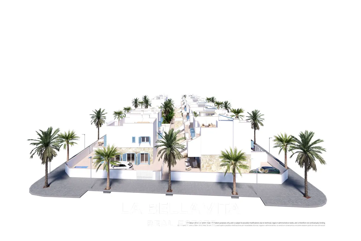 New Build top floor Apartments with solarium for sale by the beach in Torre de la Horadada, Alicante, Spain