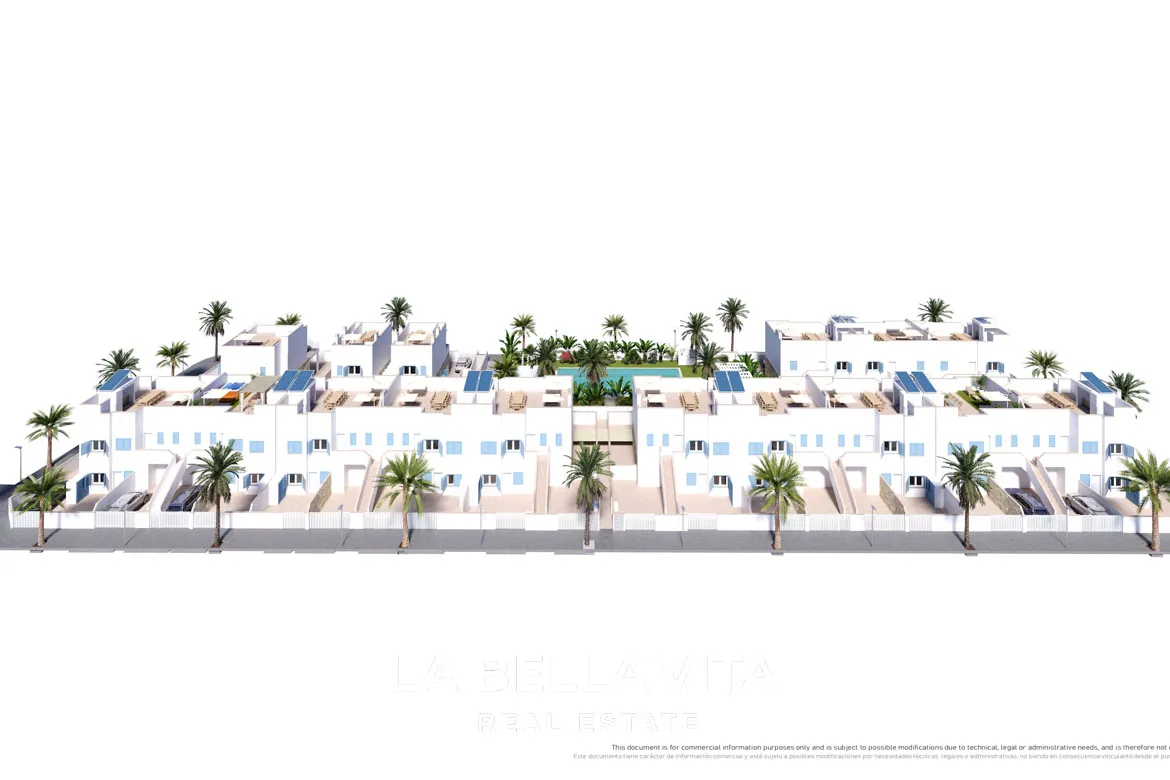 New Build top floor Apartments with solarium for sale by the beach in Torre de la Horadada, Alicante, Spain