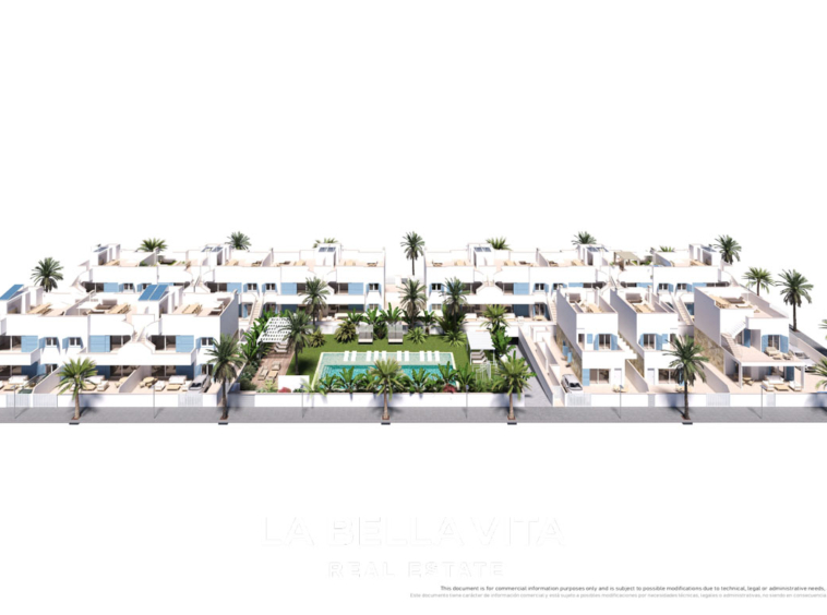 New Build top floor Apartments with solarium for sale by the beach in Torre de la Horadada, Alicante, Spain