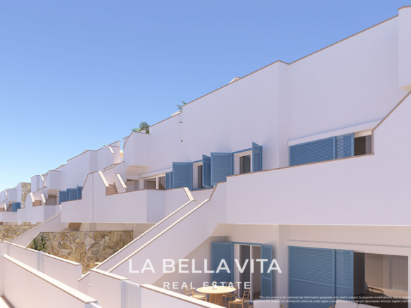New Build top floor Apartments with solarium for sale by the beach in Torre de la Horadada, Alicante, Spain