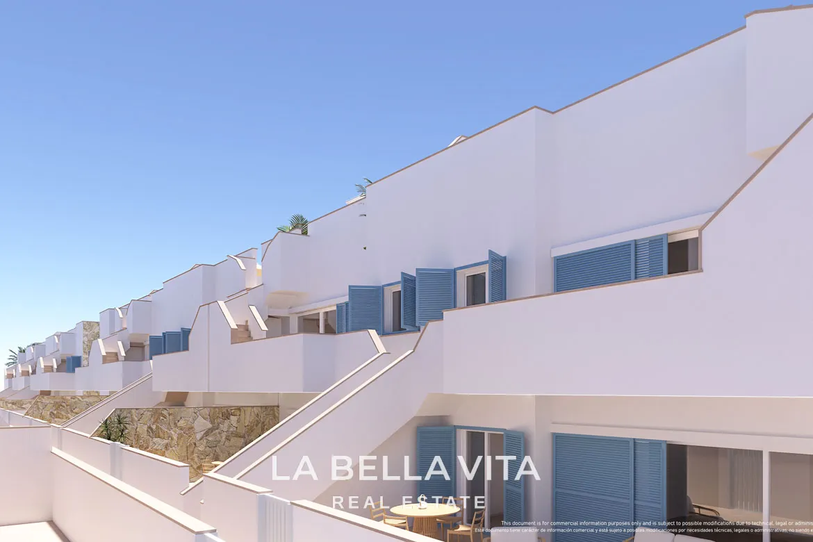 New Build top floor Apartments with solarium for sale by the beach in Torre de la Horadada, Alicante, Spain