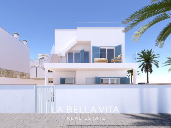 New Build Corner Villa by the sea for sale in Torre de la Horadada, Alicante