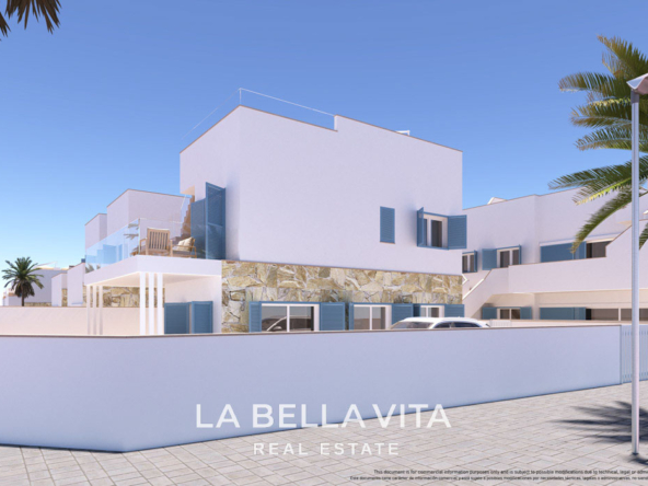 New Build Corner Villa by the sea for sale in Torre de la Horadada, Alicante