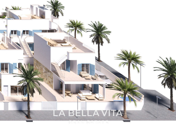 New Build Corner Villa by the sea for sale in Torre de la Horadada, Alicante