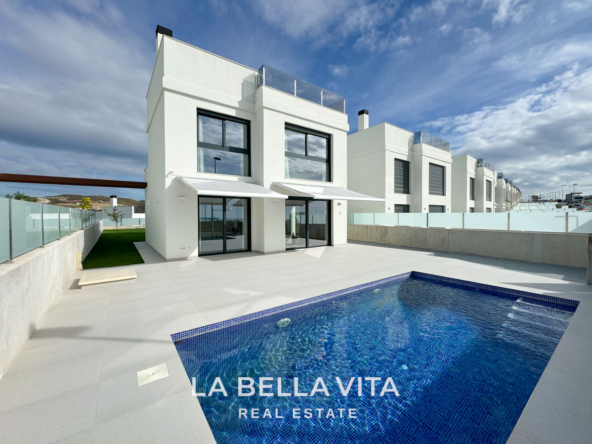 New Build Villas with sea views for sale in Mutxamel, Alicante