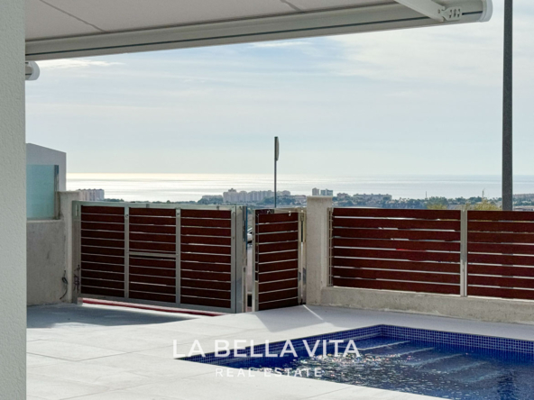 New Build Villas with sea views for sale in Mutxamel, Alicante