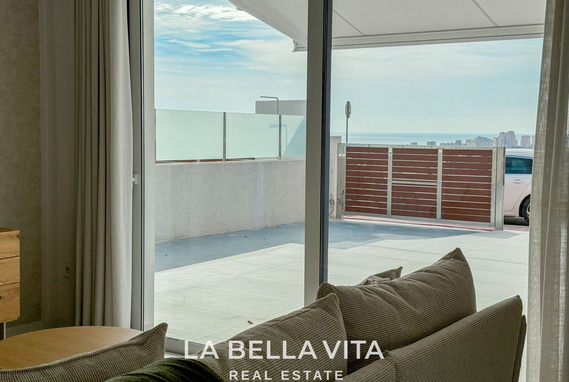 New Build Villas with sea views for sale in Mutxamel, Alicante