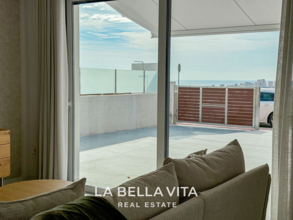 New Build Villas with sea views for sale in Mutxamel, Alicante