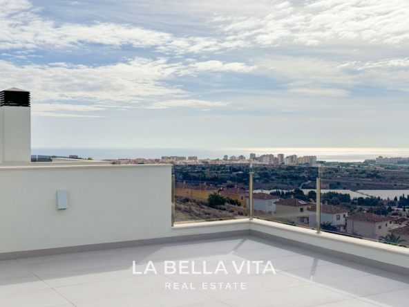 New Build Villas with sea views for sale in Mutxamel, Alicante