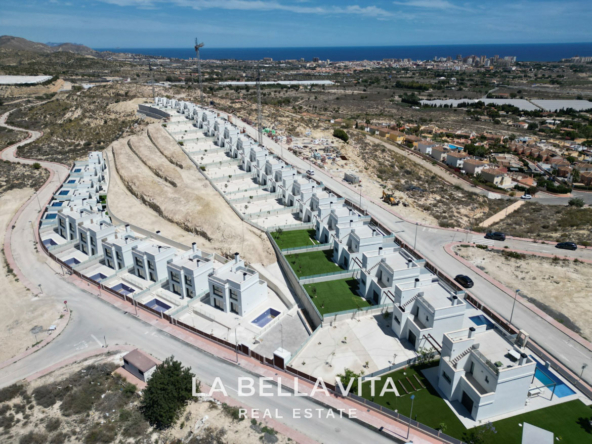 New Build Villas with sea views for sale in Mutxamel, Alicante