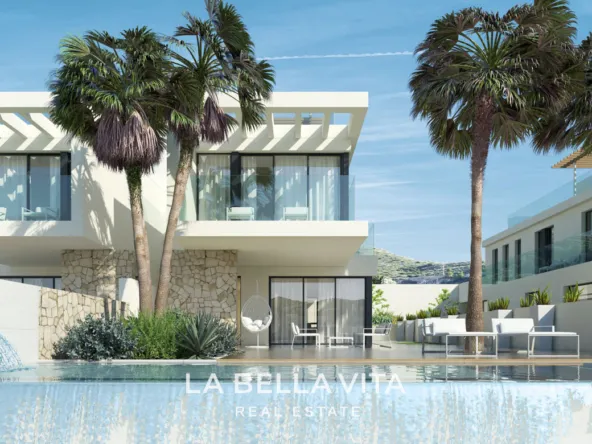 Modern Frontline Golf Properties for sale in Font del Llop, Alicante