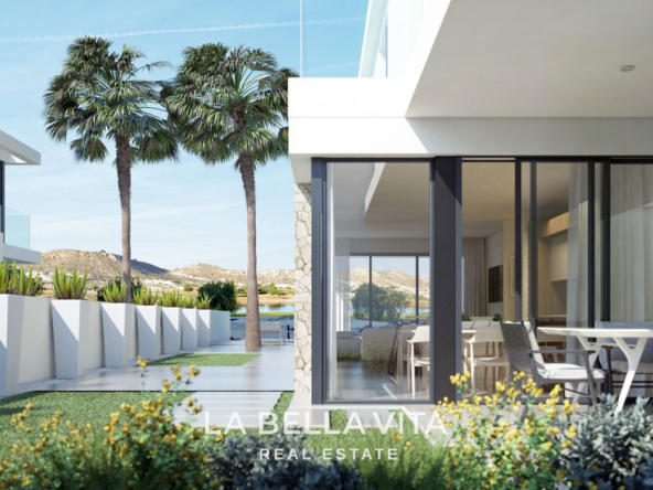 Modern Frontline Golf Properties for sale in Font del Llop, Alicante