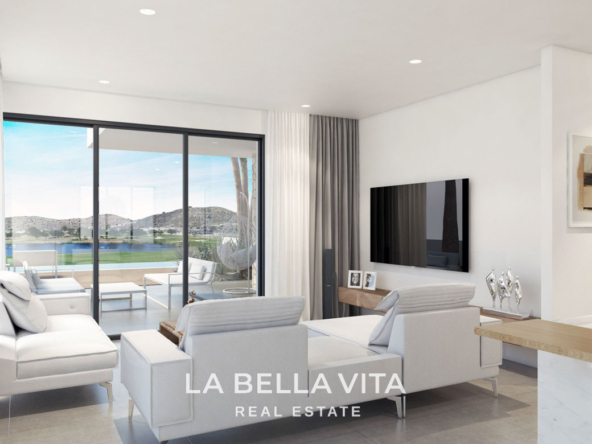 Modern Frontline Golf Properties for sale in Font del Llop, Alicante