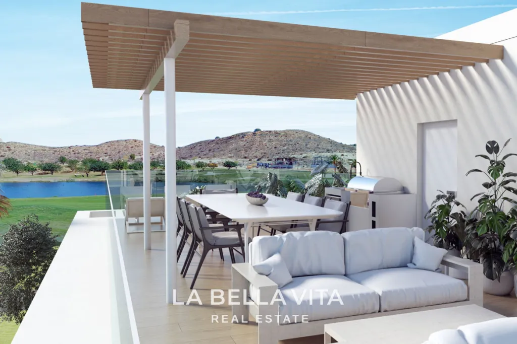 Propriétés modernes en première ligne de golf à vendre à Font del Llop, Alicante
