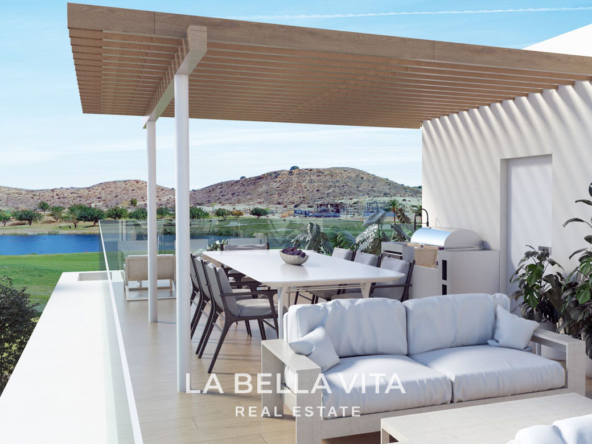 Modern Frontline Golf Properties for sale in Font del Llop, Alicante