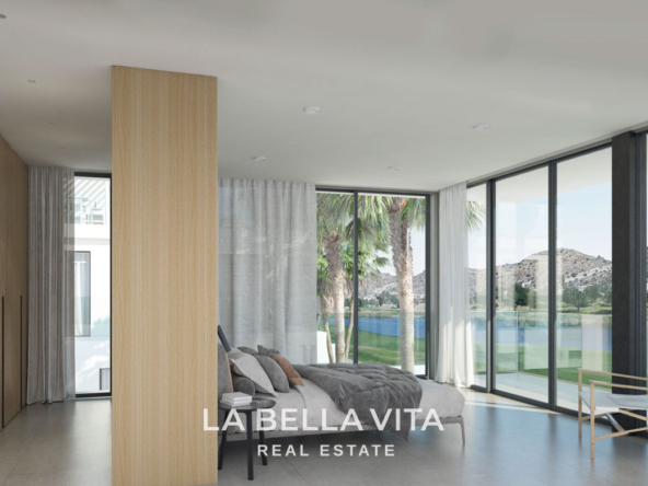 Modern Frontline Golf Properties for sale in Font del Llop, Alicante