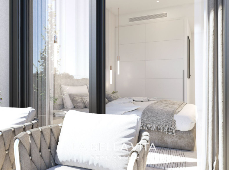 New Build Apartments with Pink Lake Views for Sale in Los Balcones, Torrevieja