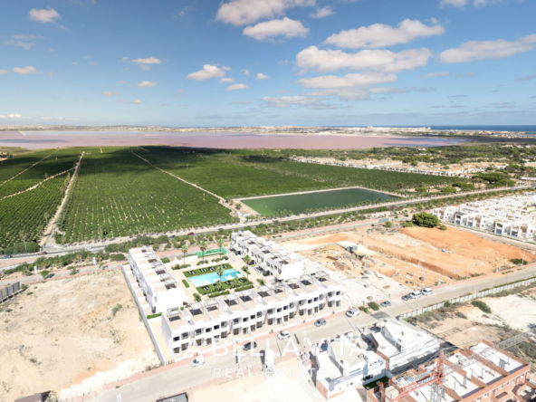 New Build Apartments with Pink Lake Views for Sale in Los Balcones, Torrevieja