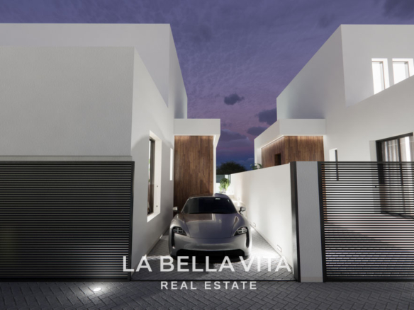 New Build semi detached Houses with Private Pools and basement for Sale in Dolores, Alicante