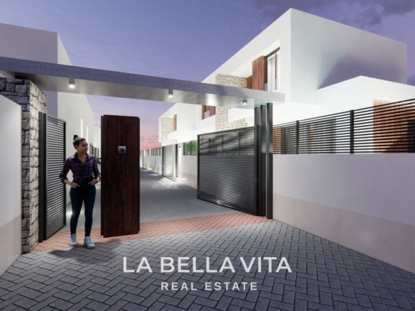 New Build semi detached Houses with Private Pools and basement for Sale in Dolores, Alicante