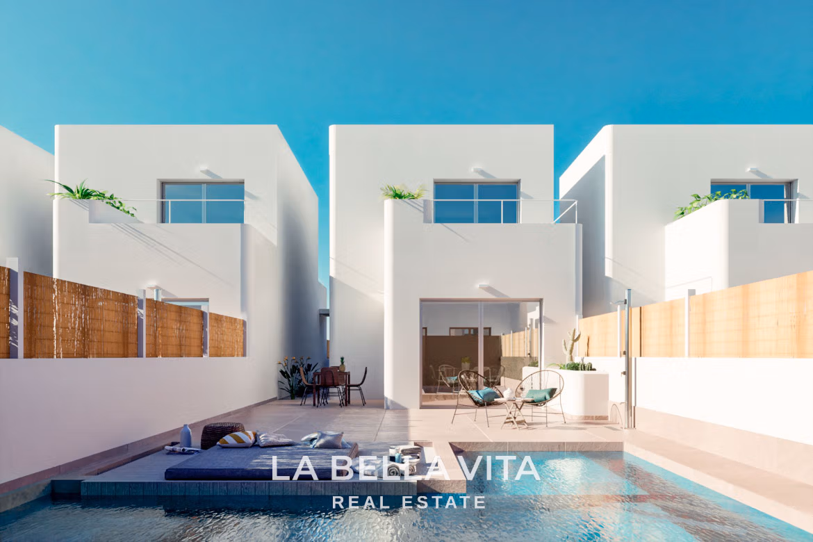 New Build Ibiza Style Properties for sale in Serena Golf, Los Alcazares, Spain-05 New Build Ibiza Style Properties for sale in Serena Golf, Los Alcazares, Spain