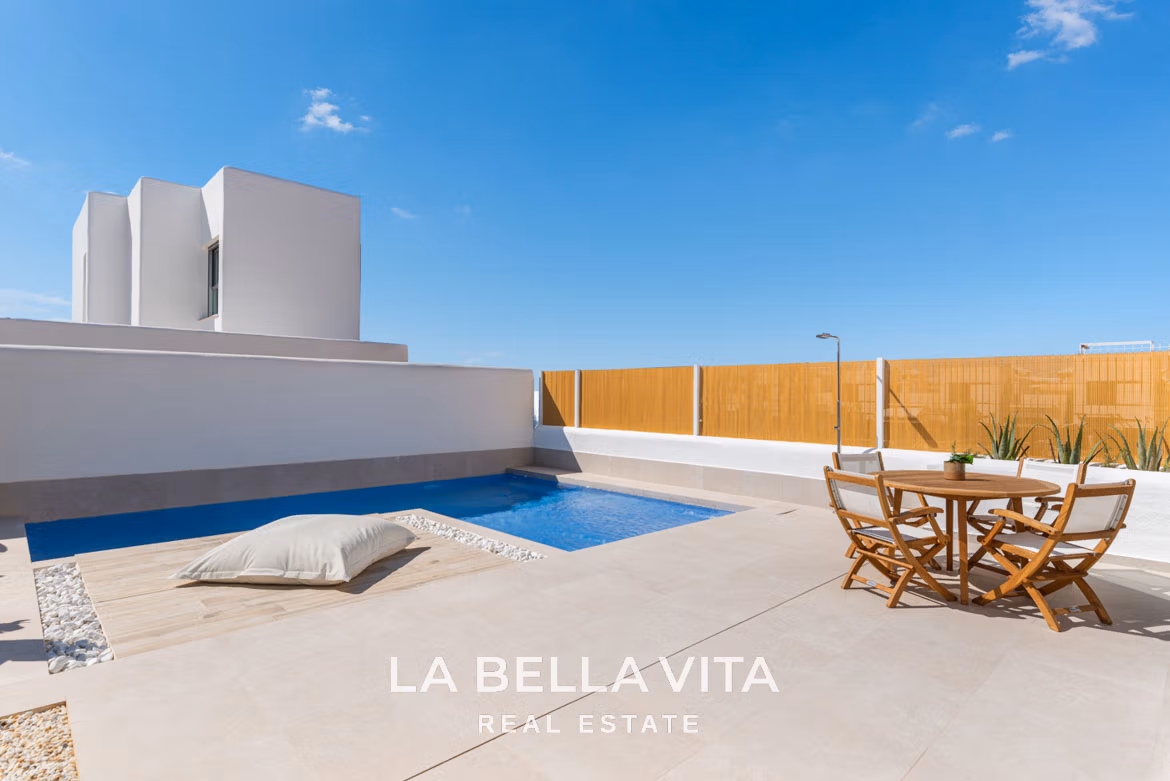 New Build Ibiza Style Properties for sale in Serena Golf, Los Alcazares, Spain-08 New Build Ibiza Style Properties for sale in Serena Golf, Los Alcazares, Spain