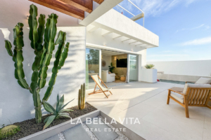New Build Ibiza Style Villas for sale in Serena Golf, Los Alcazares, Spain