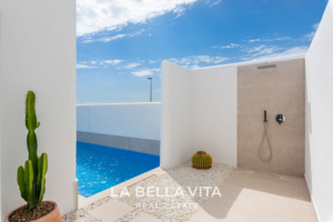 New Build Ibiza Style Villas for sale in Serena Golf, Los Alcazares, Spain