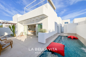 New Build Ibiza Style Villas for sale in Serena Golf, Los Alcazares, Spain