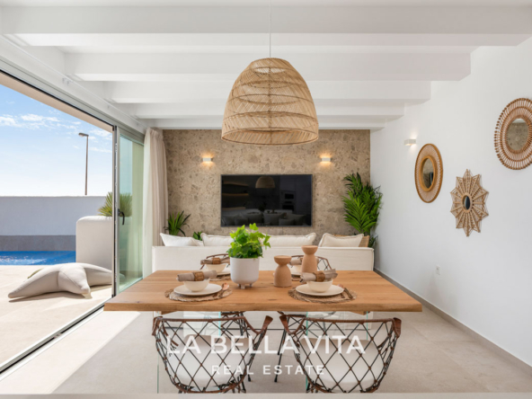 New Build Ibiza Style Villas for sale in Serena Golf, Los Alcazares, Spain