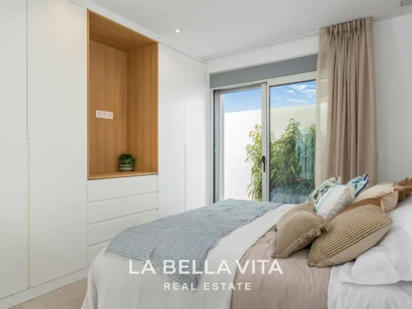 New Build Ibiza Style Villas for sale in Serena Golf, Los Alcazares, Spain