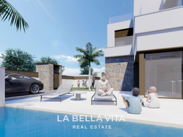 New Build Villas with private pools for sale in Benijofar