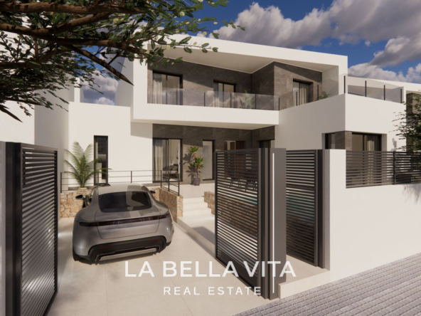 New Build Villas with private pool and basement for sale in Dolores, Alicante South