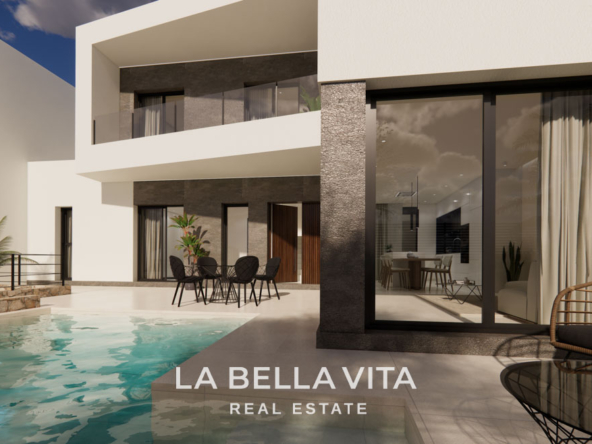 New Build Villas with private pool and basement for sale in Dolores, Alicante South