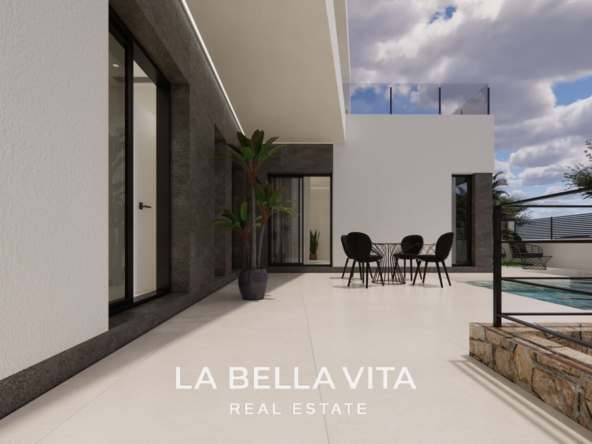 New Build Villas with private pool and basement for sale in Dolores, Alicante South