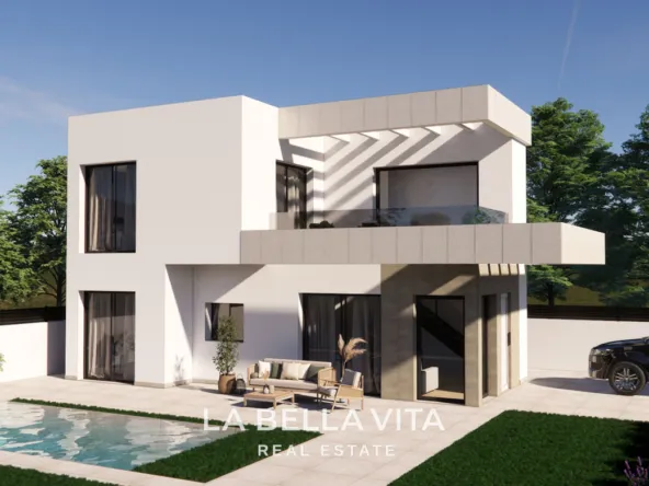 Cheap New Build Villas with private pools for sale in La Herrada, Los Montesinos