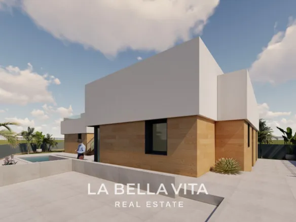 New Build one level Villa with private pool for sale in La Marina Oasis Urbanisation, Alicante